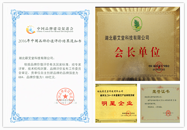 湖北蘄艾堂榮獲“2016年度湖北名牌產(chǎn)品”稱號,為蘄艾產(chǎn)業(yè)再立新功 湖北蘄艾堂榮獲“2016年度湖北名牌產(chǎn)品”稱號,為蘄艾產(chǎn)業(yè)再立新功